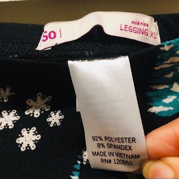 New Bundle of 2 Christmas leggings themed tights xs - Picture 10 of 10